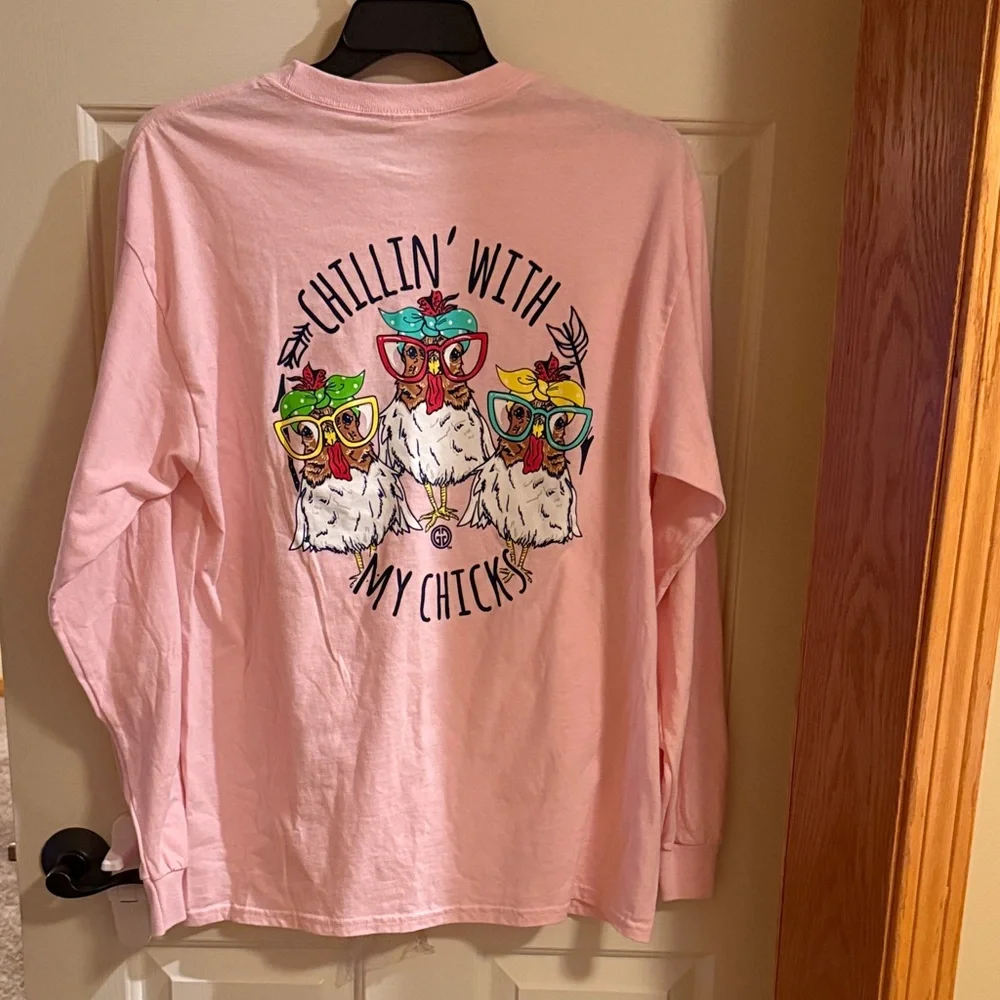 Gildan Ultra Cotton Light Pink T-Shirt - Picture 7 of 17